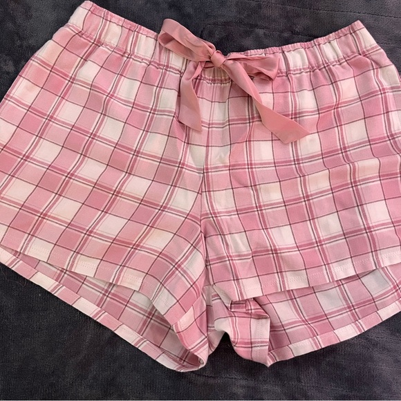 Hollister Other - Hollister Pink Plaid Sleep Shorts